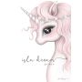 Isla Dream Prints - Poster Rosa the Unicorn