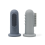 Mushie - 2er Set Finger- Zahnbürste Tradewinds / Stone