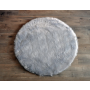 Kroma Carpets - Kunstlammfell Kreis hellgrau
