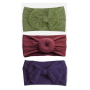 Emerson and Friends - Stirnband Set Pom olive, Bun weinrot, Band dunkelviolett