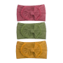 Emerson and Friends - Stirnband Set PomPom Gelb, Olive, Raspberry