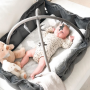 Lilac Sunday - Babyinsel rechteckig 2 in 1 Elvin Grau, Spielzeug grau