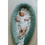Makaszka - Babynest PREMIUM Sage Green