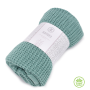 Makaszka - Strick- Bambus Babydecke Mint
