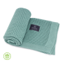 Makaszka - Strick- Bambus Babydecke Mint