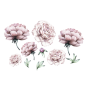 Thats mine - Wandsticker Peony Flowers