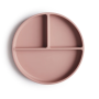 Mushie - Silikon Saugnapf Menüteller Blush