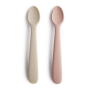 Mushie - Babylöffel Set Blush- Shifting Sand