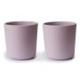 Mushie - 2er Set Trinkbecher Soft Lilac