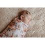 The mini scout - Muslin Swaddle Sunset Floral White