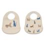 LIEWOOD - Tilda Silikonlätzchen Set Leopard Multi