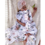 Qbana Mama - Bambus XL Swaddle Vintage Flowers 140x150cm