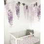 Little Rae Prints - Wandsticker Wisteria purple 1/2 Set