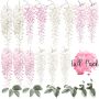 Little Rae Prints - Wandsticker Wisteria rosa