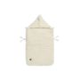Jollein - Autoschale Fusssack Teddy Cream White