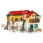 Schleich 42407 Farm World - Bauernhaus mit Stall und Tieren