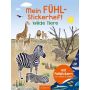 arsEdition - Mein Fühl-Stickerheft - Wilde Tiere - Mit Fellstickern