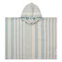 LIEWOOD - Roomie Poncho Streifen Sea Blue Cream