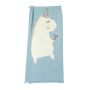 Apero - Knit Manufactory - Decke Einhorn blau