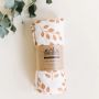 The mini scout - Muslin Swaddle Leaves Amber