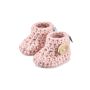 Maylily - Baby Strick- Booties Dusty Pink