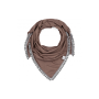 Maylily - Bambus Triangel Schal mit PomPom Braun