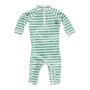 Beach & Bandits - UV Badeoverall Baby Born on the Beach Grün/Weiss