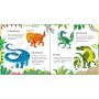 Usborne Verlag - Mein buntes Memo und Bilderlotto: Dinosaurier mit Buch