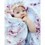 Qbana Mama - Bambus Swaddle Blossom 120 x 120cm