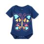 Doodle Pants - Body Schmetterling Blau