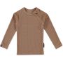 Beach & Bandits - UV Badeshirt Ribbed Chocolate