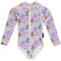 Beach & Bandits - UV Badeanzug Confetti Lollipop Lavender