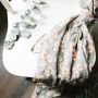 The mini scout - Muslin Swaddle Daisy Sage Green