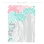YokoDesign - Wandsticker Baum mit Eule mint- rosa