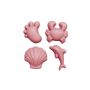 Scrunch - 4er Set Sandförmchen Dusty Rose