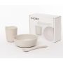 Ekobo - Baby Geschirrset Grau