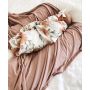 The mini scout - Muslin Swaddle Peony Blooms White