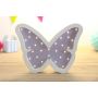 HappyMoon - LED Nachtlampe Schmetterling flieder weiss