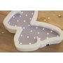 HappyMoon - LED Nachtlampe Schmetterling flieder weiss