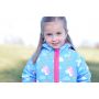 Green Baby - Softshell Jacke Unicorn blau gefütterte Version für Übergangszeit und Winter