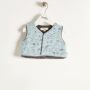Bonniemob - Gilet zweiseitig Sunshine & Rain blau