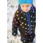 Green Baby - Softshell Jacke Rainbow Stars gefütterte Version für Übergangszeit und Winter