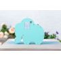 HappyMoon - LED Nachtlampe Elefant mint weiss