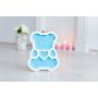 HappyMoon - LED Nachtlampe Bär blau weiss