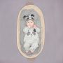 Bonniemob - Strampler Panda grau