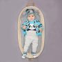 Bonniemob - Strick Panda Cardigan blau