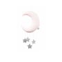 Cotton & Sweets - Mobile Mond candy pink - silberne Sterne