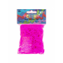 Rainbow Loom - Original Gummibänder, 300 Stück, neon pink