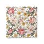 The mini scout - Muslin Swaddle Garden Floral White