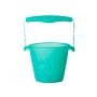 Scrunch - Bucket Faltbarer Eimer Türkis Neon Transparent
